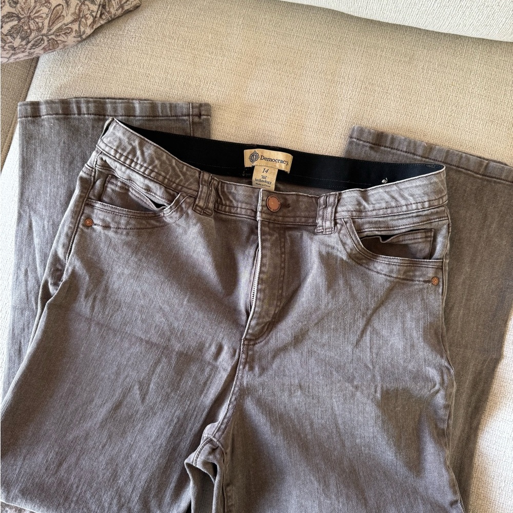 Denim&Co Women's Gray Jeans